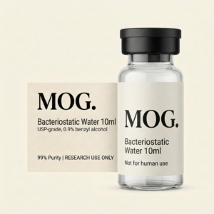 Bacteriostatic Water 10ml for research peptide reconstitution — MOG Research